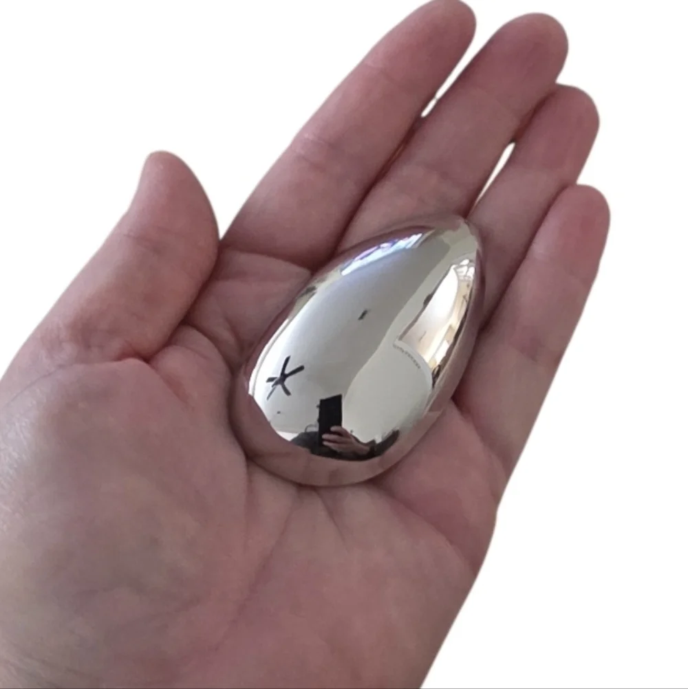 New! ZARA Silver Teardrop Brooch Minimalist Liquid Metal Sculptural Pin | NWOT